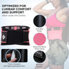 Breathable & Light Lower Back Support Brace | Pink