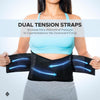 Lower Back Brace | Flexible Lumbar Support | BLACK
