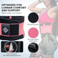 Lower Back Brace for Lumbar Support | PINK