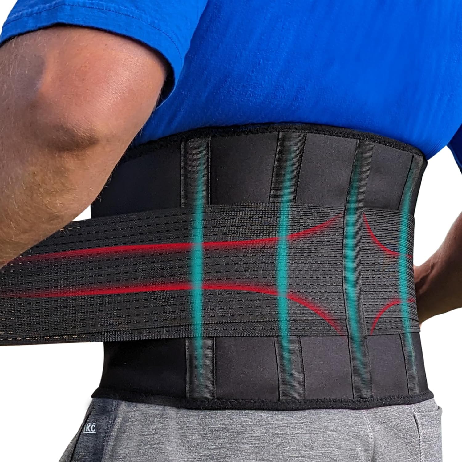 Lower Back Brace, Flexible Lumbar Support