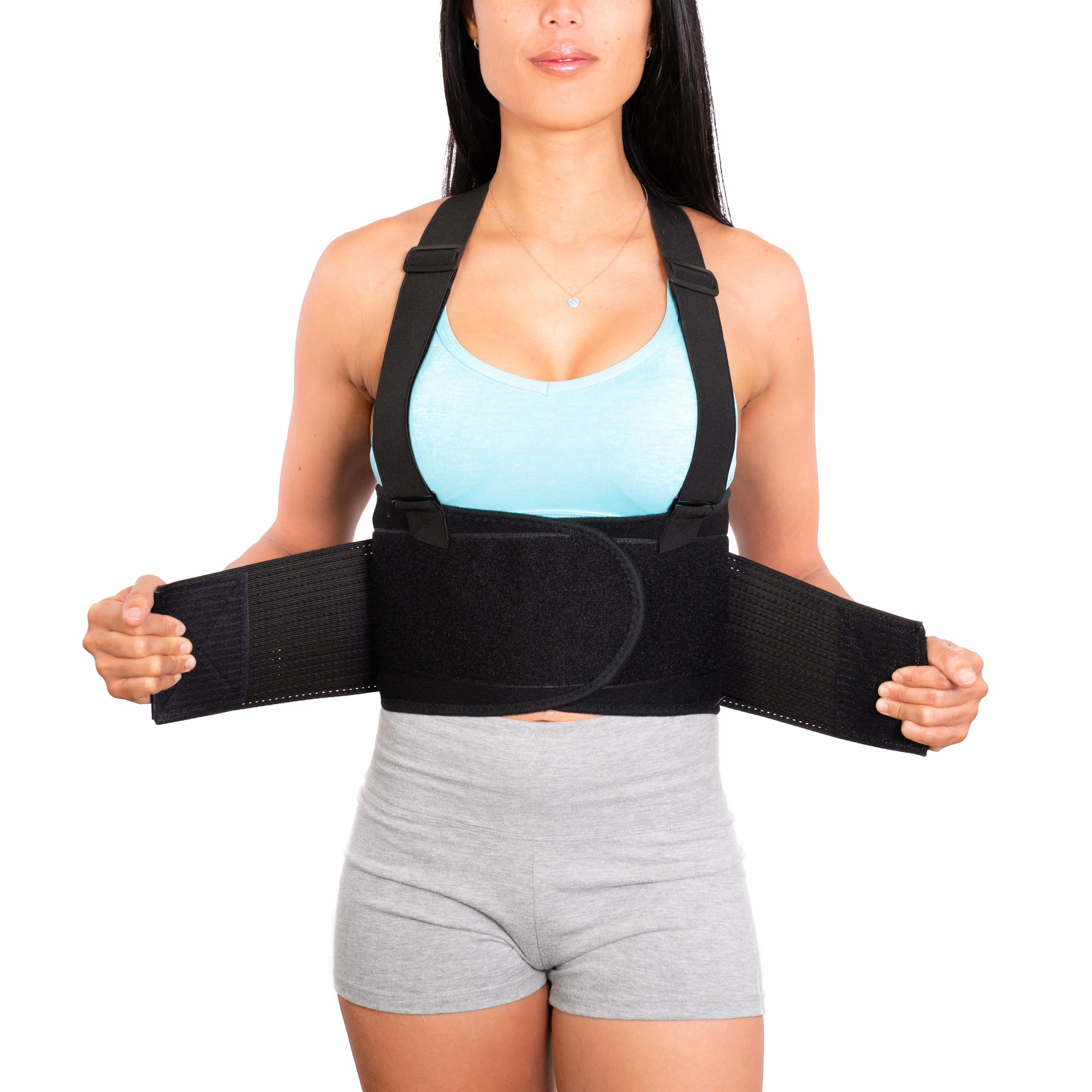 Lower Back Brace with Suspenders in PLUS SIZE - NeoHealth